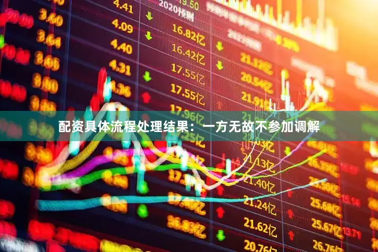 配资具体流程处理结果：一方无故不参加调解